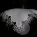 vue rapprochée de la dentelle de l'abat-jour
